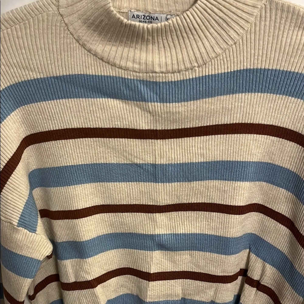 Arizona Striped Ribbed Sweater